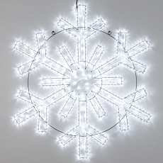 Светодиодная фигура Ardecoled Снежинка ARD-Snowflake-M11-1250x1200-604Led White 034260 3