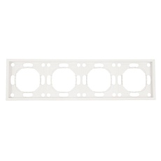 Рамка 4-постовая Stekker Эмили белый фарфор PFR00-5004-01 49887