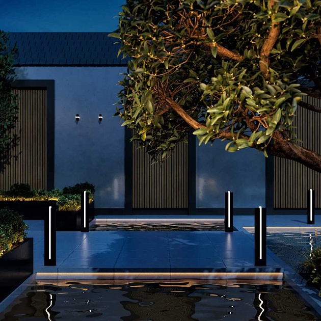 Уличный настенный светильник Maytoni Outdoor O484WL-L6GF3K Фото № 4