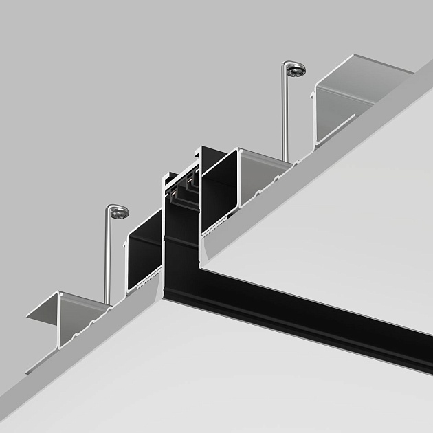 Шинопровод встраиваемый однофазный Denkirs Smart Hide TR2013-BK Фото № 4