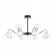 Потолочная светодиодная люстра Arte Milano Neapol73908 273908/12 BK/GD
