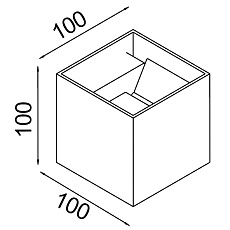Настенный уличный светильник Mantra DAVOS 9226 1