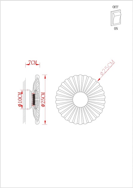 Настенный светодиодный светильник Arte Lamp Cherish A2097AP-12GO Фото № 2
