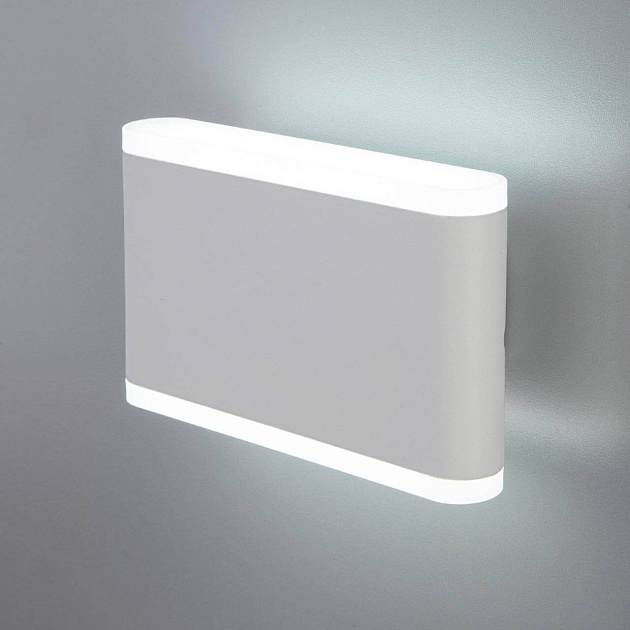 Уличный настенный светодиодный светильник Elektrostandard 1505 Techno Led Cover белый a041314 фото 