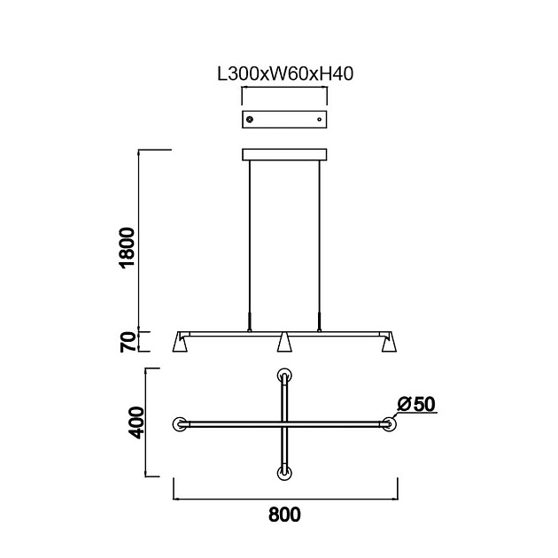Подвесная люстра Mantra Africa 9410 изображение 3 Подвесная люстра Mantra Africa 9410 Фото № 3