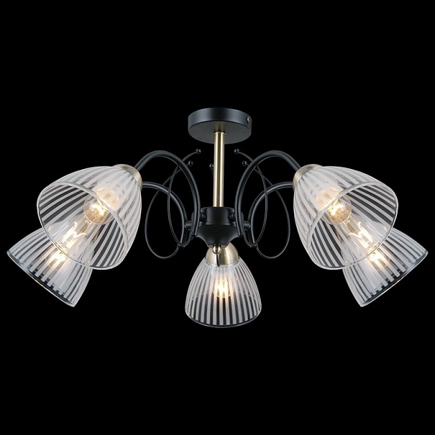 Потолочная люстра Illumico IL0198-5CSQ-79 BK AB Фото № 1