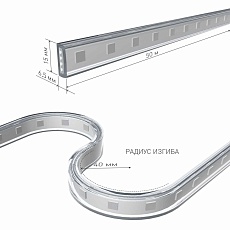 Светодиодная влагозащищенная лента Elektrostandard 11W/m 60LED/m 5050SMD RGB 50M a053641 1