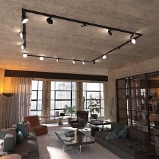 Трековый светодиодный светильник Elektrostandard Pila 85078/01 черный a056103 5