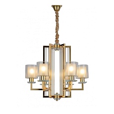 Подвесная люстра Lumina Deco Manhattan LDP 8012-6 F.GD