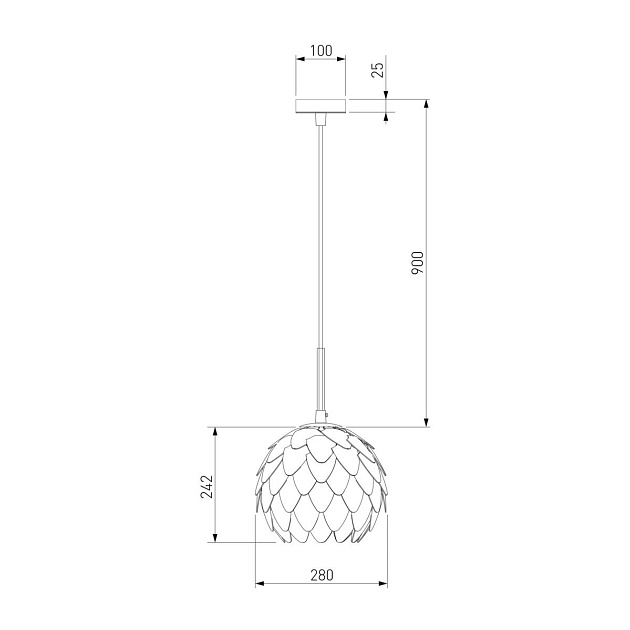 Подвесной светильник Bogates 304/1 Фото № 2
