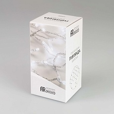 Уличная светодиодная гирлянда Ardecoled бахрома 230V теплый белый ARD-Edge-Classic-2400X600-Black-88Led-Flash Warm/Warm 031192 1