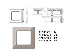 Рамка AMBRELLA VOLT AF580364 3