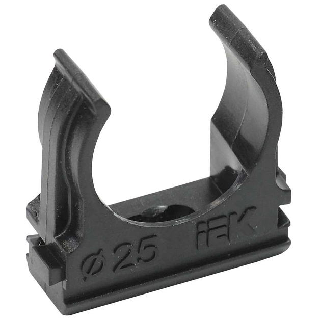 ELASTA Держатель с защелкой CF25 черный IEK CTA10D-CF25-K02-100 изображение 1 ELASTA Держатель с защелкой CF25 черный IEK CTA10D-CF25-K02-100 Фото № 1