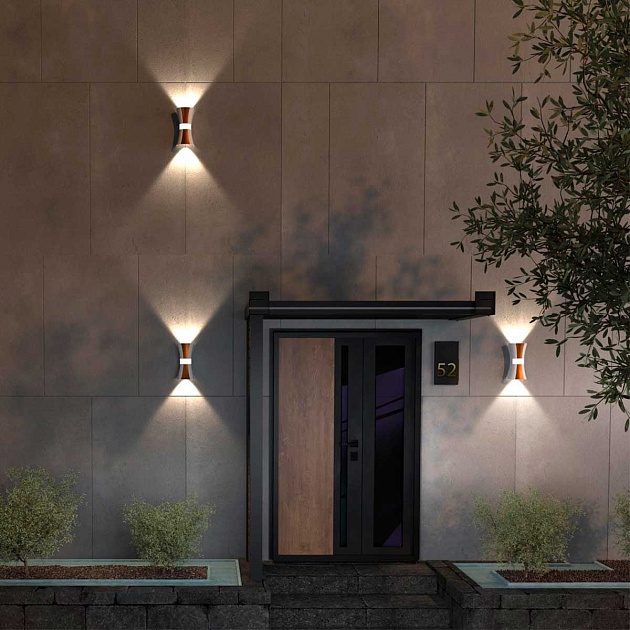 Уличный настенный светодиодный светильник Novotech Street Calle 358937 Фото № 6