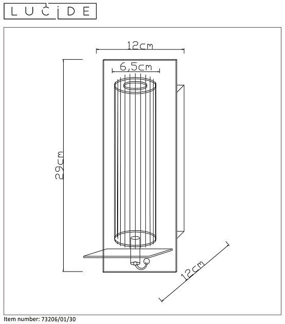 Бра Lucide Lionel 73206/01/30 Фото № 4