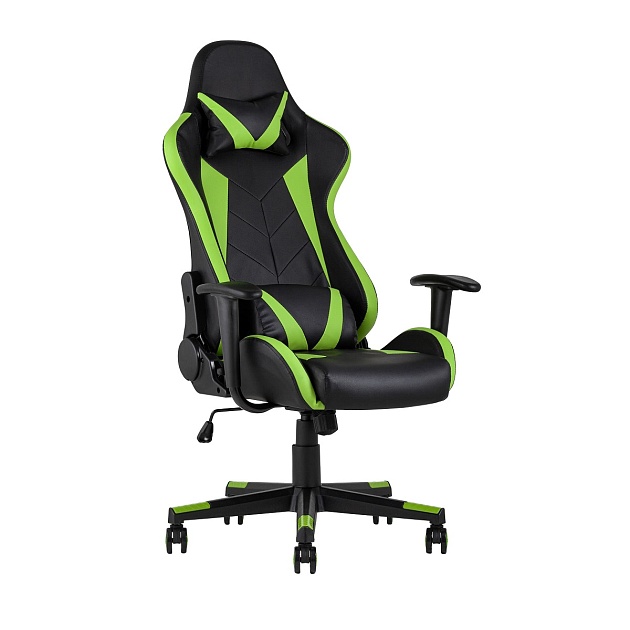 Игровое кресло TopChairs Gallardo зеленое SA-R-1103 neon green фото 