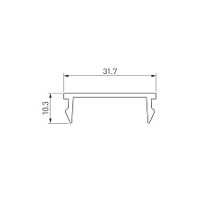 Рассеиватель Arlight Line-S-W32-2000 Opal 041582 1