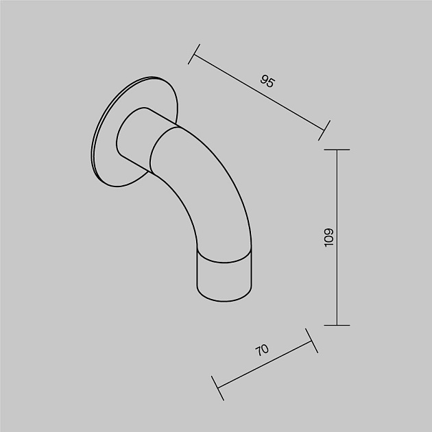 Бра Maytoni Outdoor O477WL-L2GF3K Фото № 2