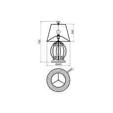 Настольная лампа Vele Luce Helen VL4263N11 4