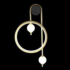 Бра Crystal Lux Rodrigo AP20W Led Black/Gold 2