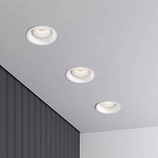 Встраиваемый светодиодный светильник Elektrostandard Punto 25016/01 белый a065470 4