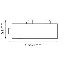 Соединитель I-образный для однофазного трека Lightstar Teta 505106 1