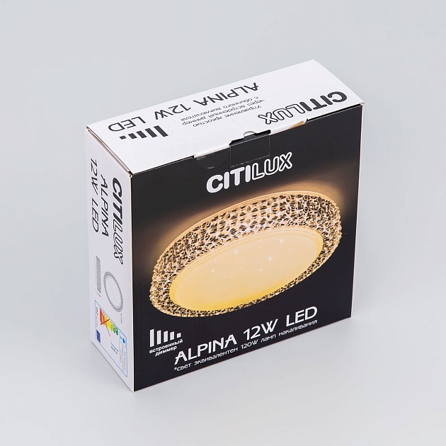 Потолочный светодиодный светильник Citilux Альпина CL71812 фото 2
