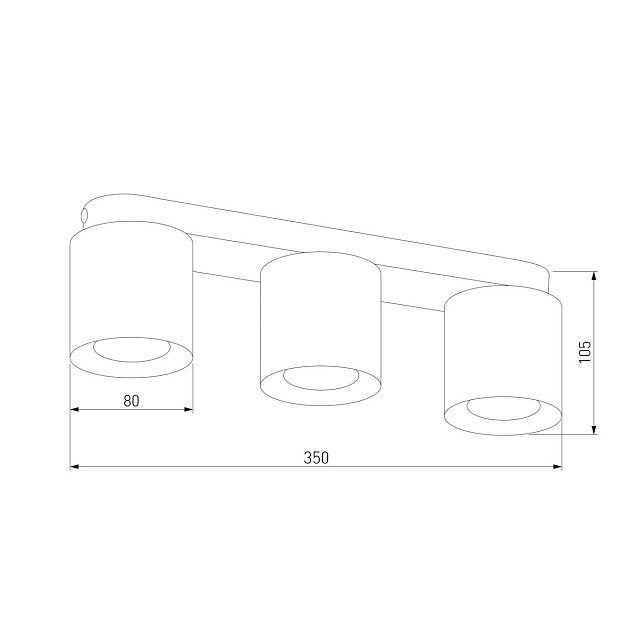 Потолочная люстра TK Lighting 3409 Vico White Фото № 2