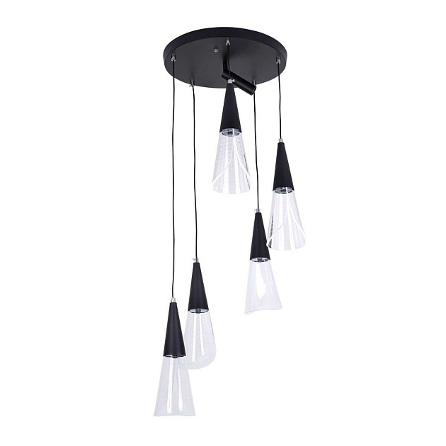 Подвесной светильник LED4U L7106-6 BK изображение 1 Подвесной светильник LED4U L7106-6 BK Фото № 1