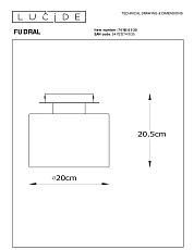 Потолочный светильник Lucide Fudral 74115/01/30 1