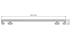 Профиль Arlight PHS-3X-Base-H4.3-2000 Anod 019869 2