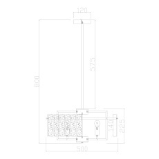Подвесная люстра Freya Basilica FR5166PL-06BS 1