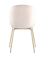 Кухонный стул Stool Group Турин бархат бежевый золотые ножки 8329 VELVET BEIGE 3