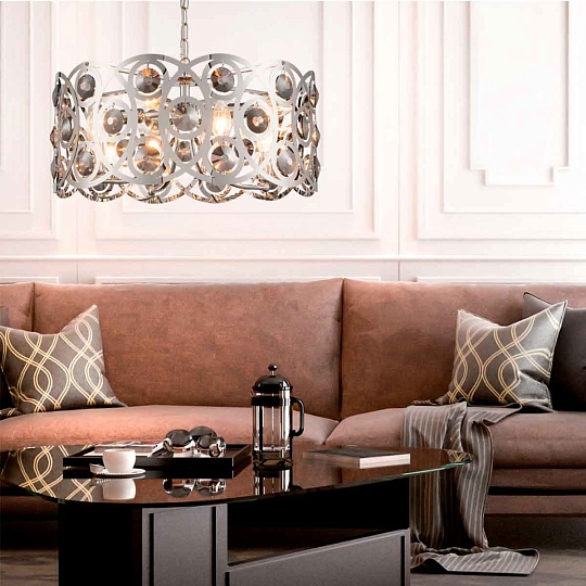 Подвесная люстра Vele Luce Silk VL3143P08 изображение 7 Подвесная люстра Vele Luce Silk VL3143P08 Фото № 7