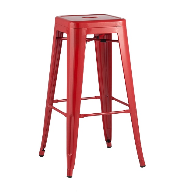 Барный стул Tolix красный глянцевый YD-H765 LG-03 фото 