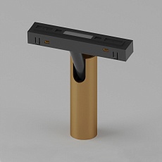 Трековый светодиодный светильник Elektrostandard Slim Magnetic Dim Cubo 85070/01 латунь a063529 3