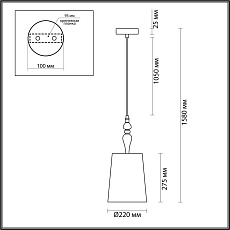 Подвесной светильник Odeon Light HOMI 5040/1A 2