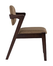 Кухонный стул Stool Group VIVA массив гевеи (эспрессо) мягкое сидение кофейное 2 шт. MH32060 BZ-1 DARK BROWN KOROB2 4