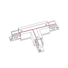 Коннектор T-образный правый 1 Nowodvorski Ctls Power 8241 2