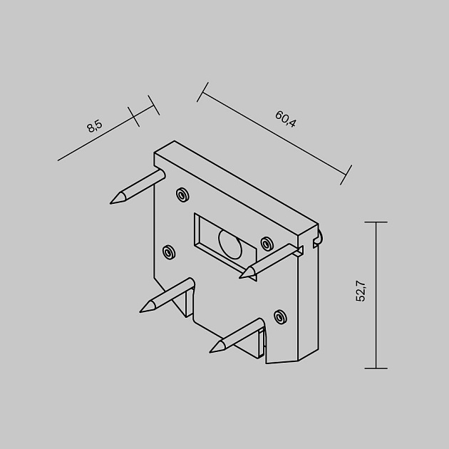 Заглушка Maytoni Technical Exility TRA034D-EC-422B Фото № 2