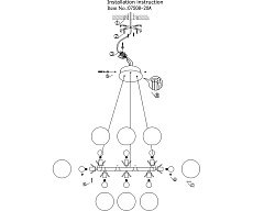Подвесная люстра Kink Light Сида 07508-20,20 4