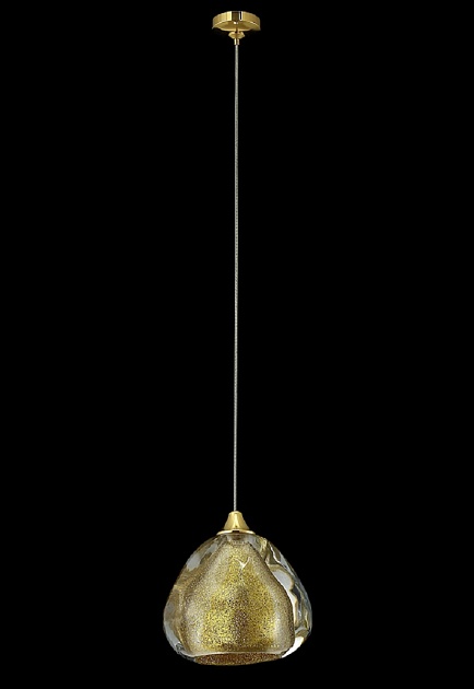Подвесной светодиодный светильник Crystal Lux Verano SP1 Gold фото 3