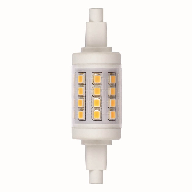 Лампа светодиодная Uniel R7s 6W 3000K прозрачная LED-J78-6W/WW/R7s/CL PLZ06WH UL-00001554 фото 