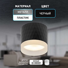 Настенно-потолочный светильник ЭРА OL37 BK Б0056384 1
