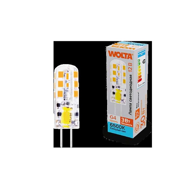 Светодиодная лампа WOLTA WSTD-JC-12V3W6KG4-S изображение 1 Светодиодная лампа WOLTA WSTD-JC-12V3W6KG4-S Фото № 1