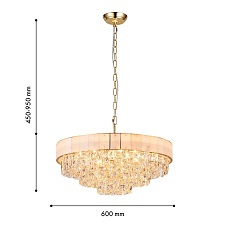 Подвесная люстра Favourite Raffinato 4783-12P 1