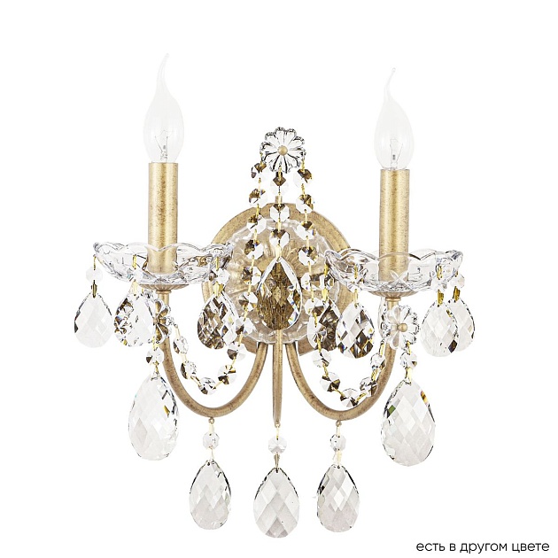 Бра Crystal Lux Odelis AP2 Gold Фото № 1
