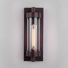 Уличный настенный светильник Elektrostandard Pipe D 35151/D коричневый a058496 1