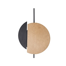 Настенный светильник Nowodvorski Sunset B Natural Wood/Black 10577