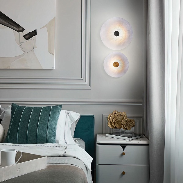 Настенный светодиодный светильник Eurosvet Thasos 40340 LED латунь Фото № 3